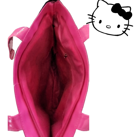 New Arrival! Authentic Licensed HELLO KITTY Spacious Leather Blend Tote Bag - Picture 7 of 8